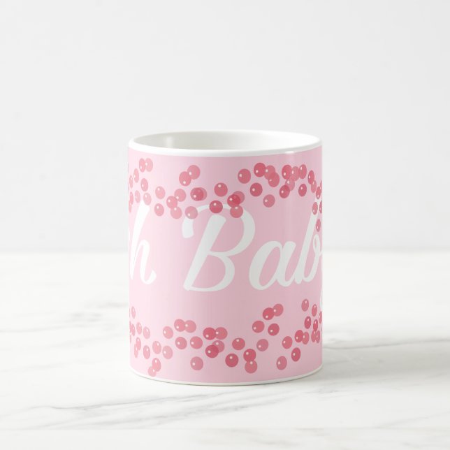Caneca De Café Oh, Sexo De Bebê Revela Menina Rosa (Centro)