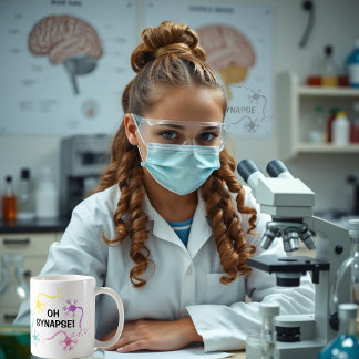 Caneca De Café Oh, Snap! Ciência Neurônio Biologia Professor Engr