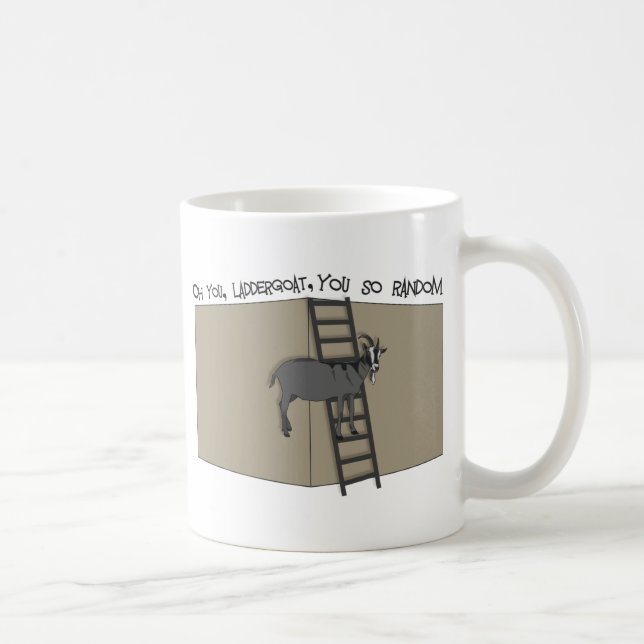 Caneca De Café Oh, sua cabra, você é tão aleatória (Direita)