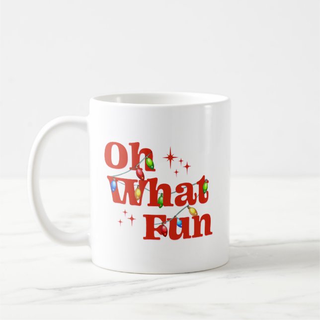 Caneca De Café Oh What Fun Christmas  (Esquerda)