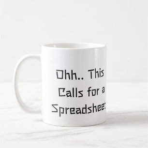 Caneca De Café Ohh Isto Exige uma Planilha, Herói do Excel
