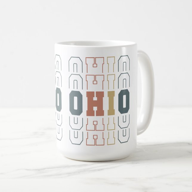Caneca De Café Ohio (Frente Esquerda)