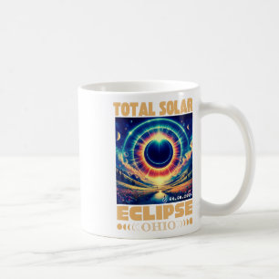 Caneca De Café Ohio Total Solar Eclipse abril 8 2024 Ohio Solar E