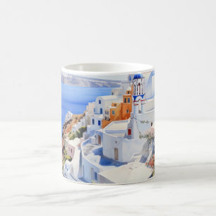 Caneca De Café Oia Santorini