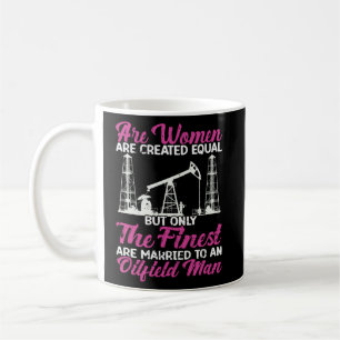Caneca De Café Oilfield Wife Workers Oil Rig Roughneck Oil Drilli