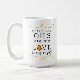 Caneca De Café Oils Are My Love Language Coffee Mug Yellow/Gold