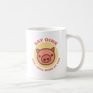 Caneca De Café Oink o leitão