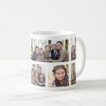 Caneca De Café Oito fotos colidem sem texto<br><div class="desc">Com manchas para 8 fotos,  esta caneca de colagem faz um presente de excelente para avós,  padrinhos e qualquer pessoa que adorasse fotos de você ou de sua família!</div>