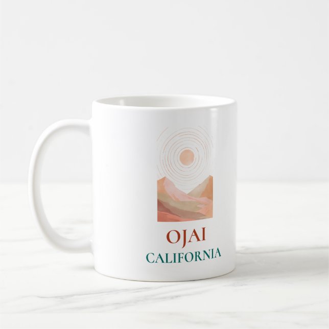 Caneca De Café Ojai - Califórnia (Esquerda)