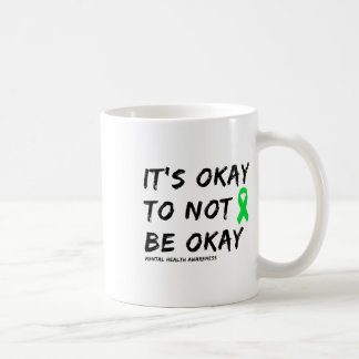 Caneca De Café Ok Para Não Estar Bem Sensibilização Para A Saúde