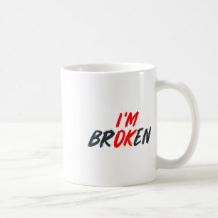 Caneca De Café Ok, sou uma Doença Invisível Quebrada Homens Mulhe