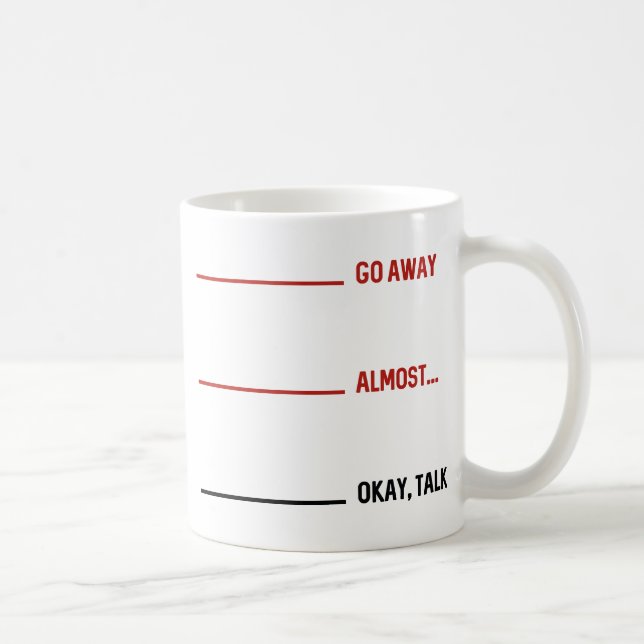 Caneca De Café OK Talk (Direita)