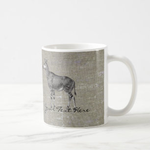 Caneca De Café Okapi do vintage
