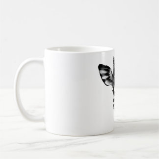 Caneca De Café Okapi Love - Realística Black & White Okapi Head T