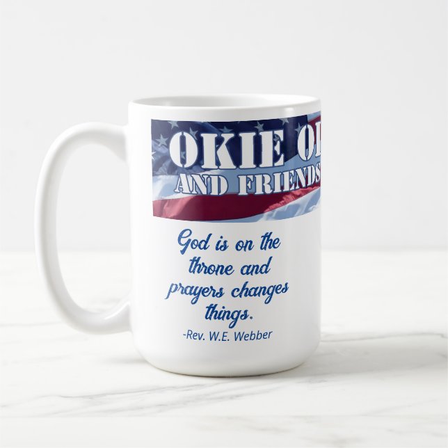 Caneca De Café Okie Oilman Coffee Mug (Esquerda)