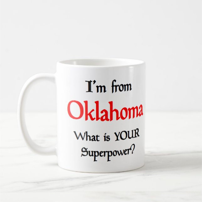 Caneca De Café Oklahoma (Esquerda)