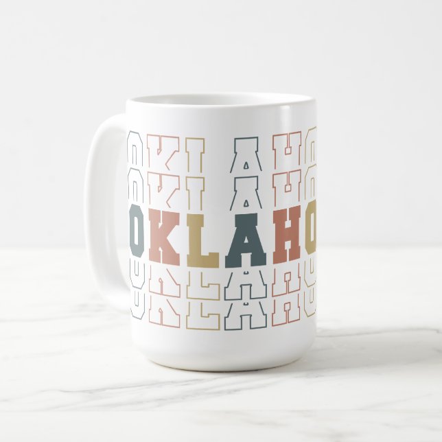 Caneca De Café Oklahoma (Frente Esquerda)