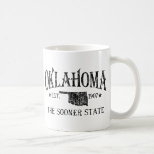 Caneca De Café Oklahoma - O Estado dos Pioneiros