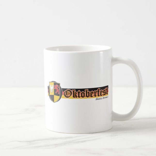 Caneca De Café Oktoberfest-Fest-Banner (Direita)