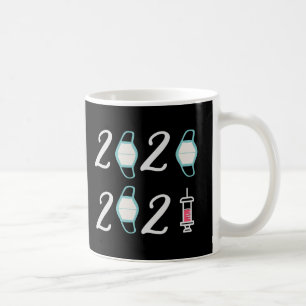 Caneca De Café Olá 2021 Adeus 2020 - Finalmente acabou