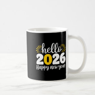 Caneca De Café Olá 2026 Feliz Ano Novo 2026 Réveillon do Ano Novo
