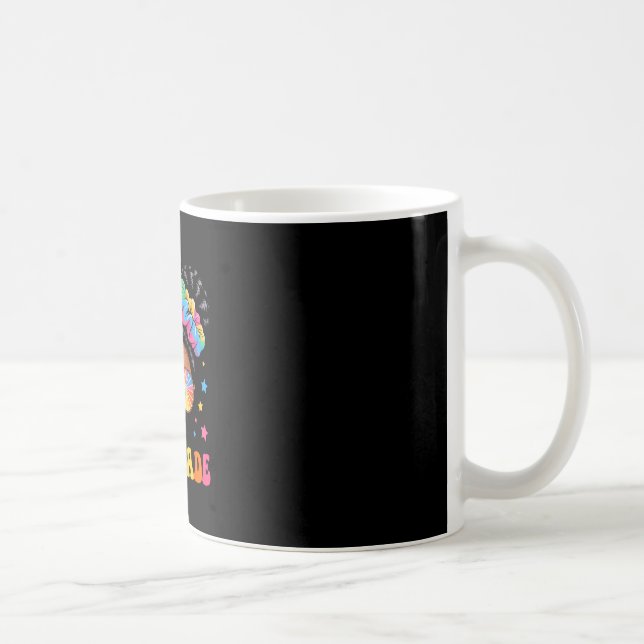 Caneca De Café Olá 5º ano primeiro dia de volta às aulas coque de (Direita)