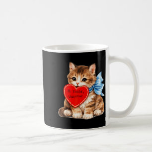 Caneca De Café Olá aí, Dia dos Namorados, gatinho fofo, design de