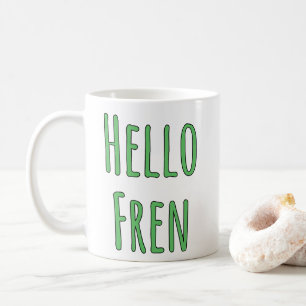 Caneca De Café Olá Amigo