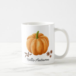 Caneca De Café Olá Autumn Pumpkin Spice Cozy Fall
