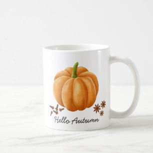Caneca De Café Olá Autumn Pumpkin Spice Cozy Fall