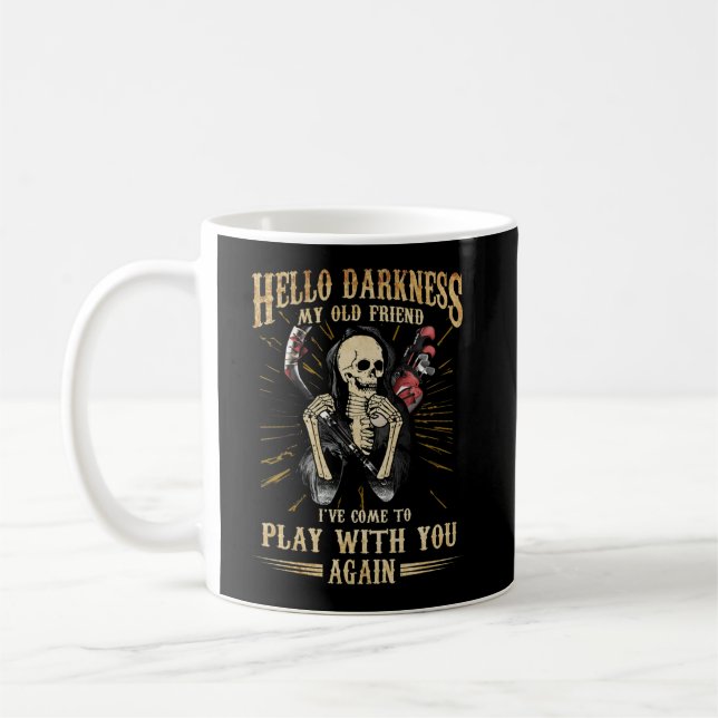Caneca De Café Olá Darkness Velho Amigo Vem Brincar Com Você (Esquerda)