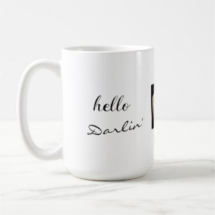 Caneca De Café Olá! Darlin