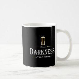 Caneca De Café Olá escuridão velho amigo cerveja irlandesa st pat