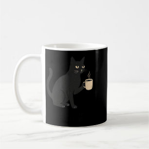 Caneca De Café Olá Escuridão Velho Amigo Gato E Café Halloween