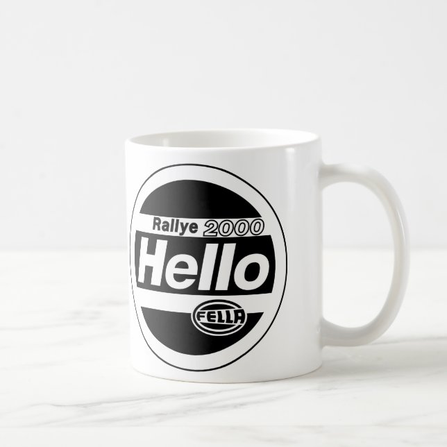 Caneca De Café Olá, Fella Rally Lights (Direita)