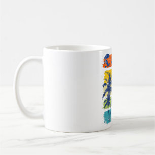 Caneca De Café Olá Férias De Verão Bye School Alô Piscina Vi