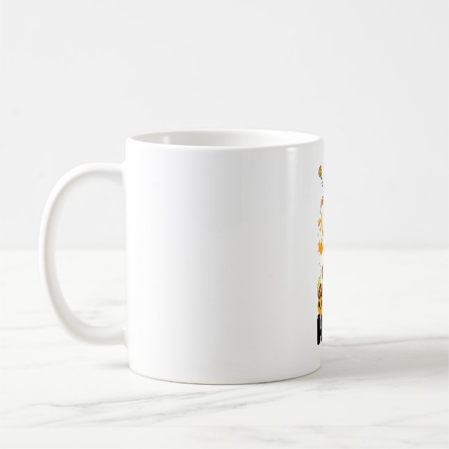 Caneca De Café Olá Halloween (Esquerda)