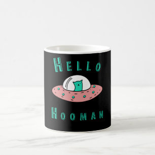 Caneca De Café Olá Hooman Human