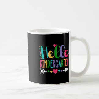Caneca De Café Olá Jardim de Infância Coração Professor Aluno Byc