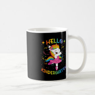 Caneca De Café Olá Kindergarten primeiro dia de volta ao unicor d