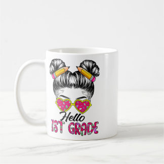 Caneca De Café Olá Meninas de Cabelo Desgrenhado da 1ª Série Volt