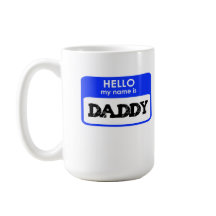 Olá Meu Nome É Pai novo pai pai de presente