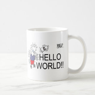 Caneca De Café Olá mundo!