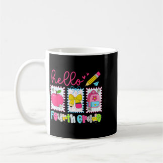 Caneca De Café Olá Preparado Equipe da Quarta Série de Volta às A