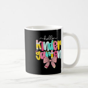 Caneca De Café Olá Préppy Professora de Jardim de Infância Coquet