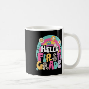 Caneca De Café Olá Primeira Série De Volta À Escola Professor Pri