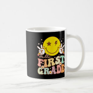 Caneca De Café Olá Primeiro Grau Hippie Sorriso Face 1º Grau Byck