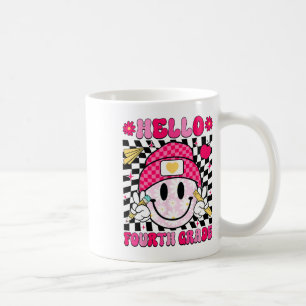 Caneca De Café Olá Quarta Série Rosto Sorridente 4ª Série De Volt