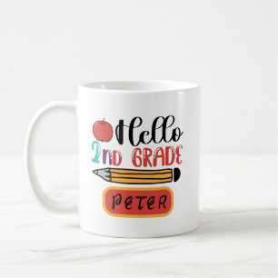 Caneca De Café Olá, segunda série personalizada de volta à divers