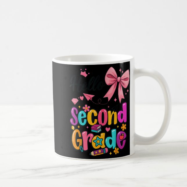 Caneca De Café Olá, Segundo Ano, Preppy De Volta Para A Garota Da (Direita)